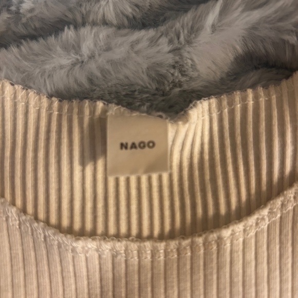 White Ribbed Tank Top - Picture 4 of 5